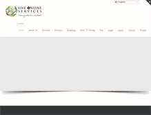 Tablet Screenshot of liveonlineservices.com